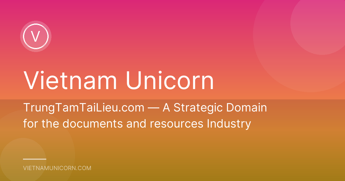TrungTamTaiLieu.com — A Strategic Domain for the documents and resources Industry