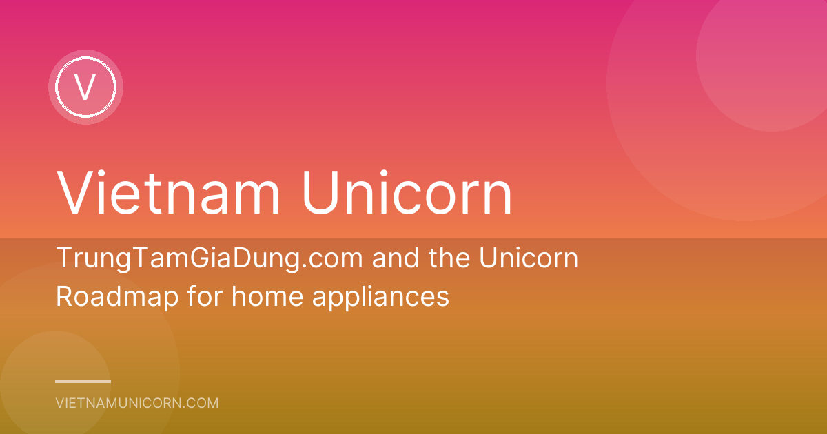 TrungTamGiaDung.com and the Unicorn Roadmap for home appliances